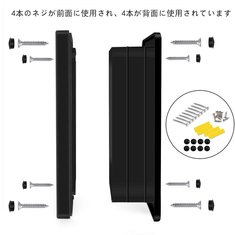 CEESC Extra Large Cat Door (Outer Size 11.6" x 9.8"), Rotary 4 Way Locking Cat Door for Interior Exterior Doors, Weatherproof Pet Door for Cat & Doggie with Circumference < 24.8",Upgraded Version - Image 5